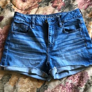 AE hi-rise shorts